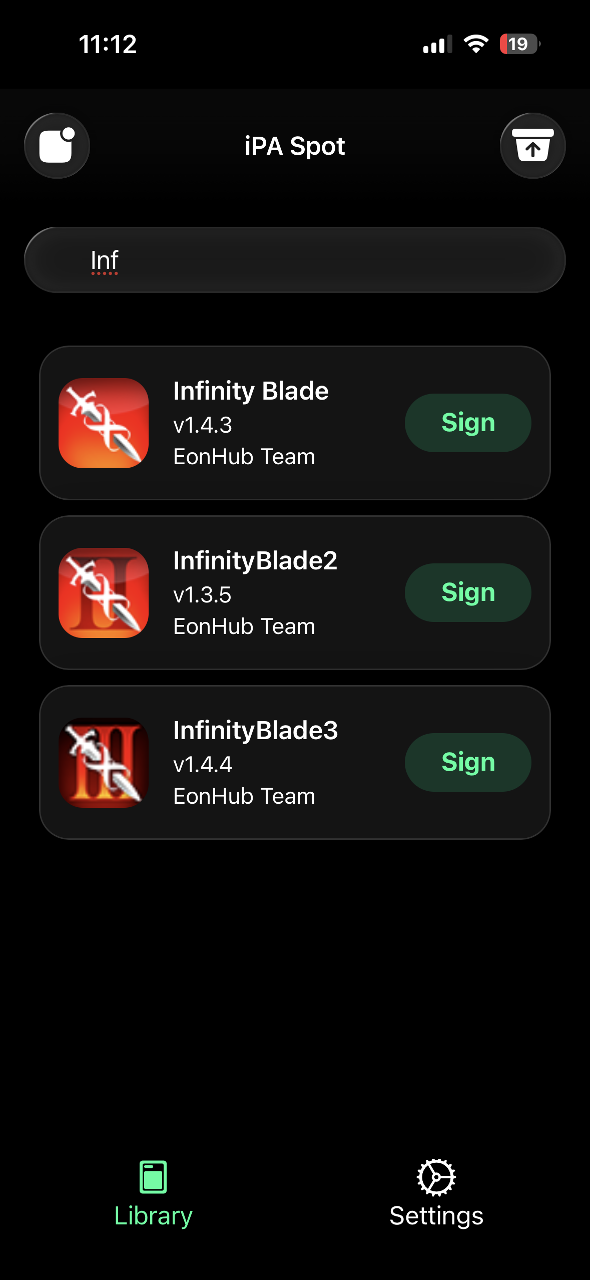 EonHub Screenshot